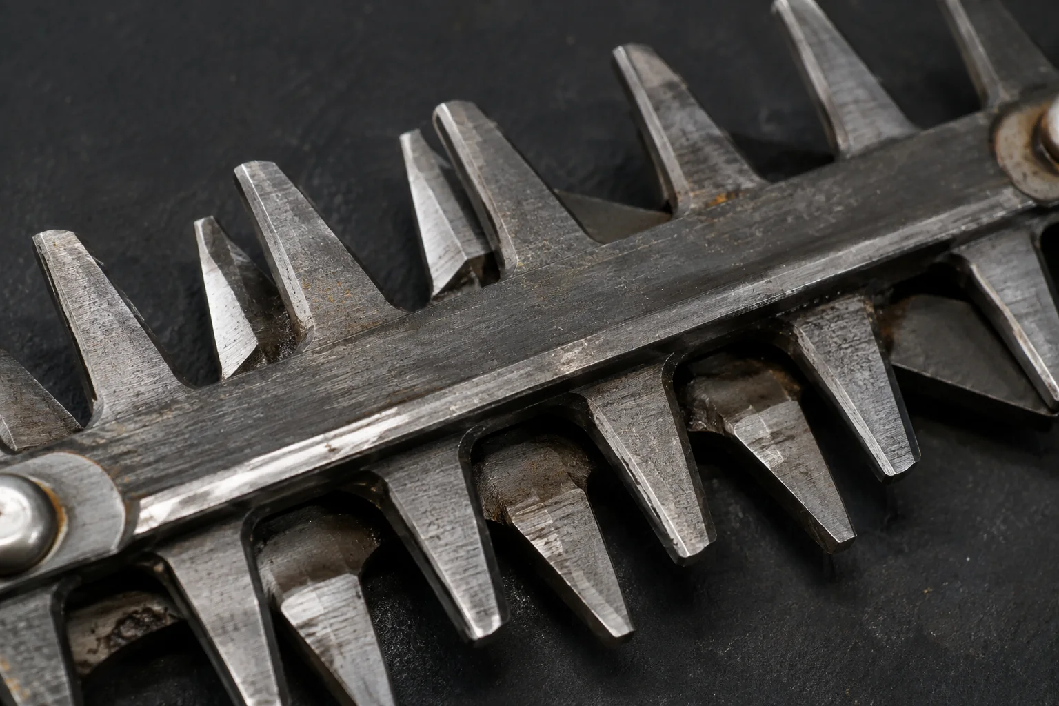 Affûter un taille-haie, soixante dents une par une